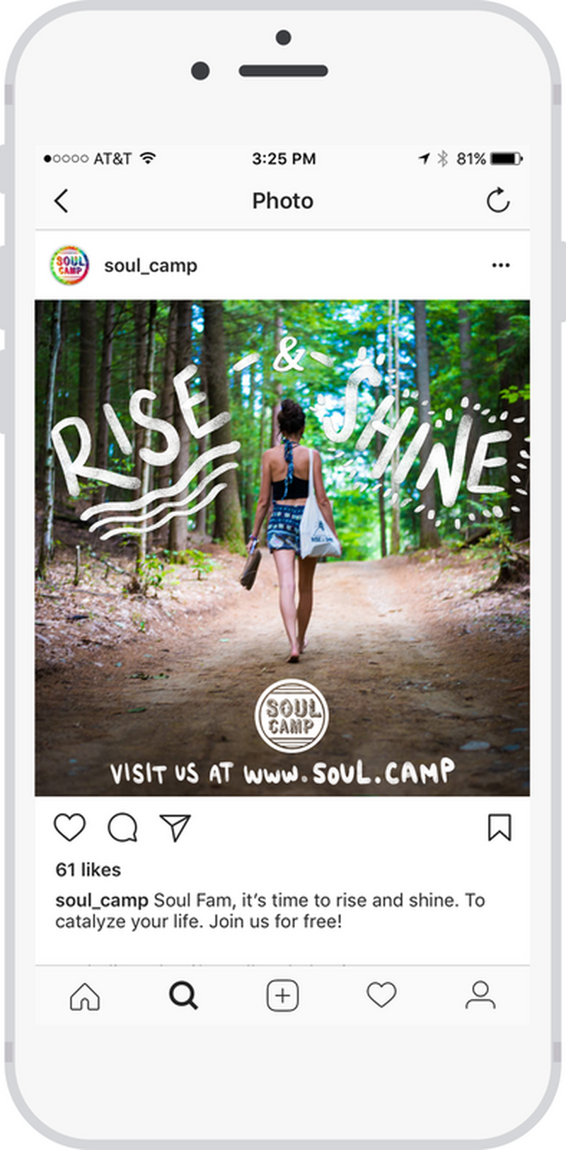 Soul Camp Social Media Ad Campaign